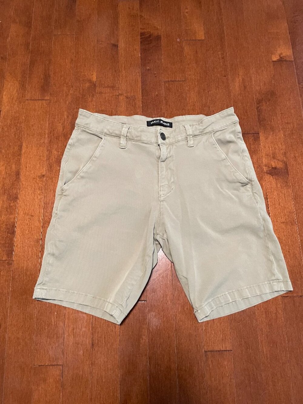 Mavi Jean Pale Sage Green Shorts